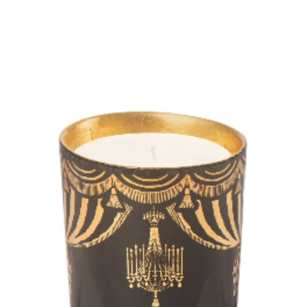 Black and Gold Scented Candle